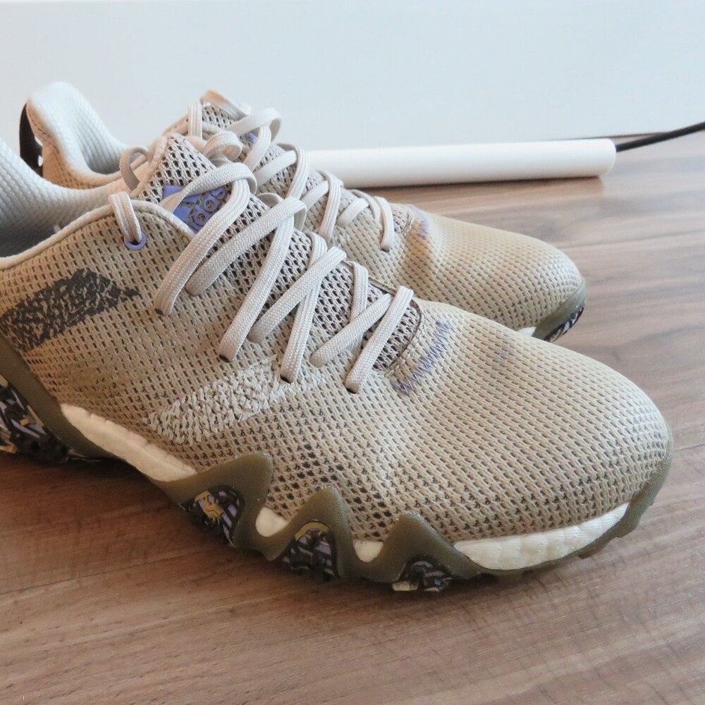 ADIDAS Codechaos 22 Recycled Polyester Spikeless Golf Shoes Bliss Brown Purple - Picture 3 of 16